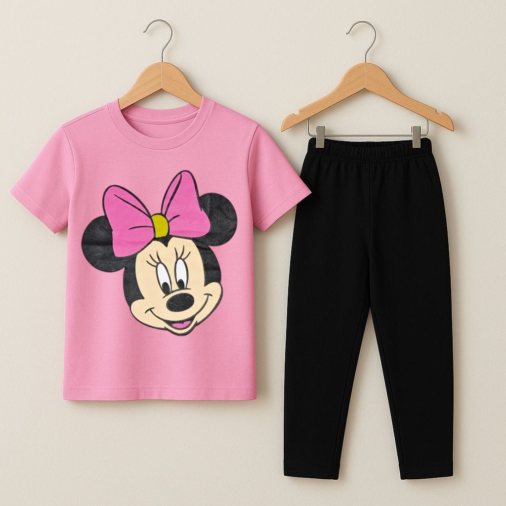 💖 Cute Minnie Mouse Girls’ Casual Wear Set💖
