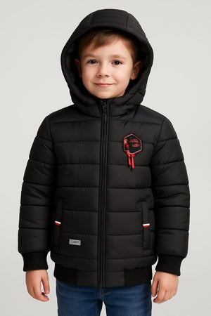Little Explorer in Black Puffer